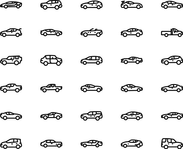 添加不同的汽车图标图片下载