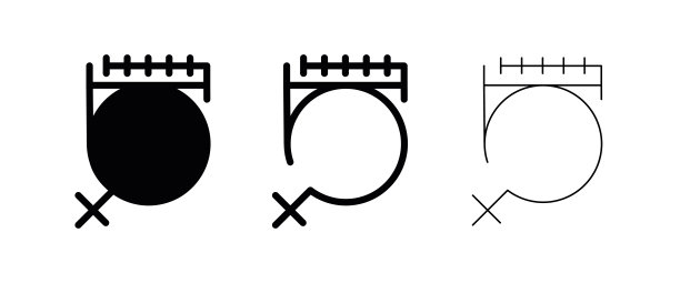 3月8日妇女节日历图标设计。图片下载