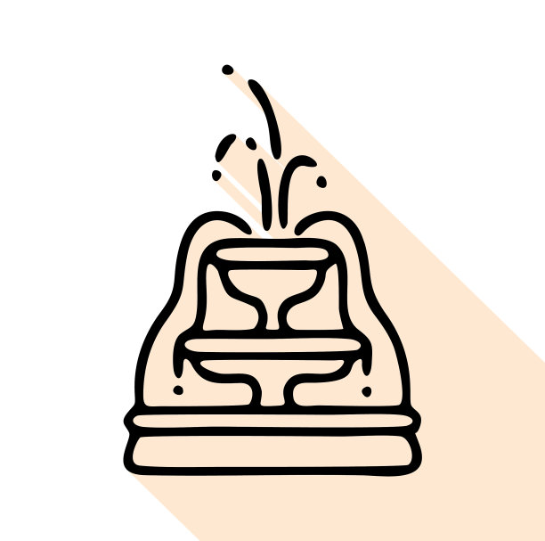 喷泉图标喷泉可编辑的笔触喷泉图片下载