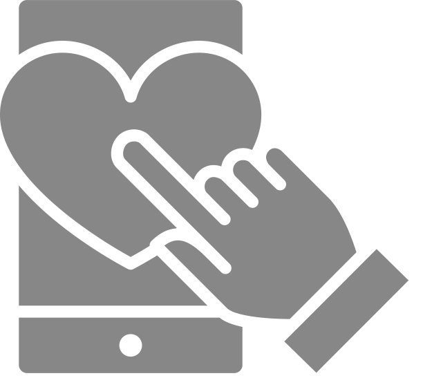 人喜欢社交网络上的灰色图标率应用程序图片下载