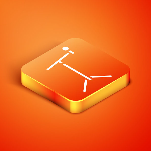 等距麦克风与站立图标隔离图片下载