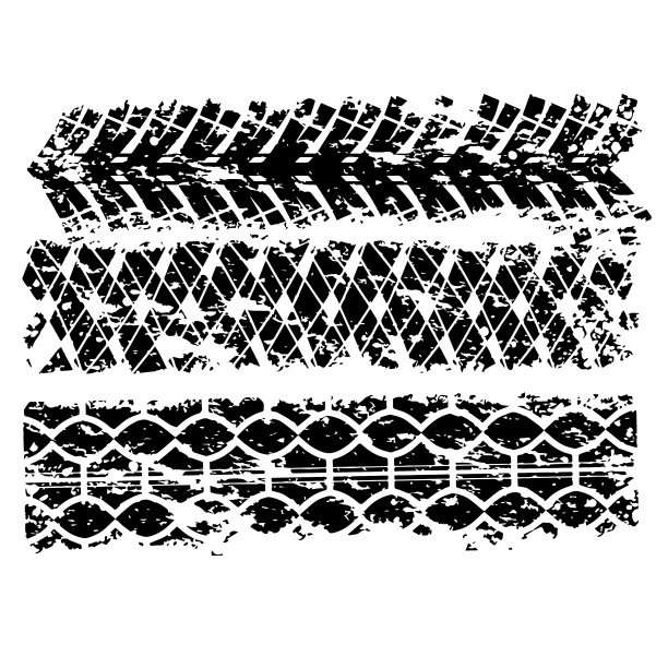 黑色轮胎轨迹与背景图片下载