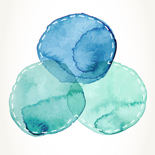 冲水彩圈图片下载