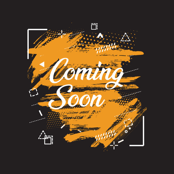 即将到来的水彩艺术笔触画图片下载