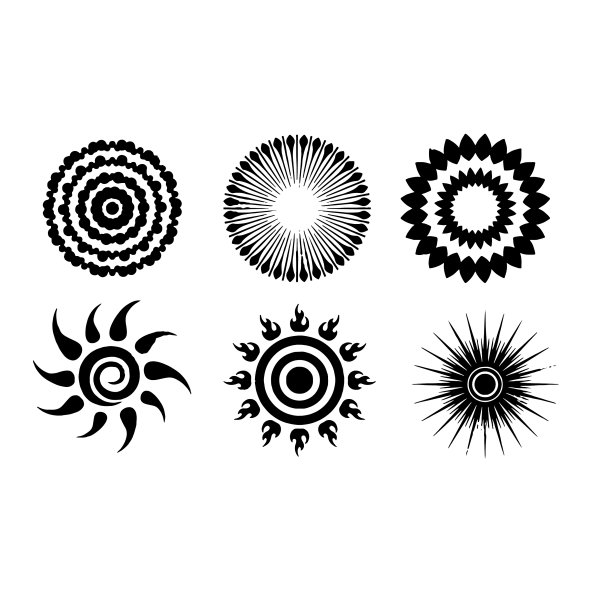 日落手绘图片下载