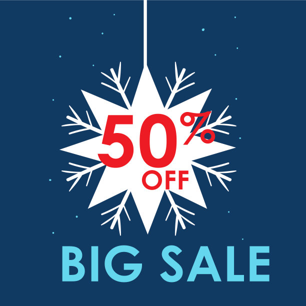 冬季销售在冬季背景-季节性图片下载