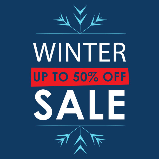 冬季销售在冬季背景-季节性图片下载