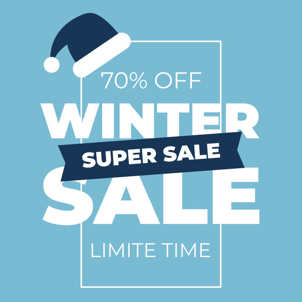 冬季销售在冬季背景-季节性图片下载