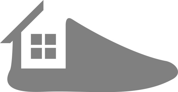 鞋与家居标志设计概念模板图标图片下载