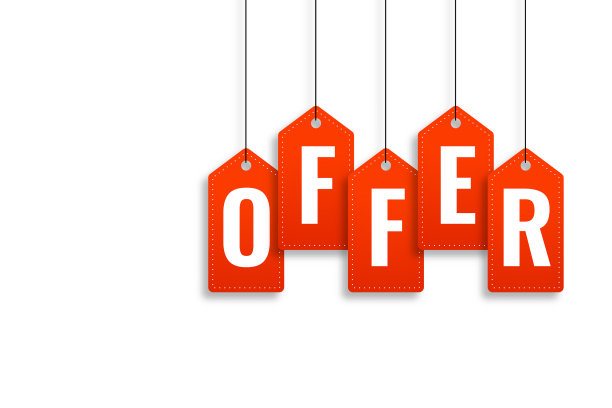 促销优惠横幅在价格标签风格设计图片下载