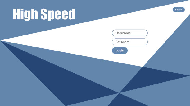 多边形设计登录屏幕图片下载