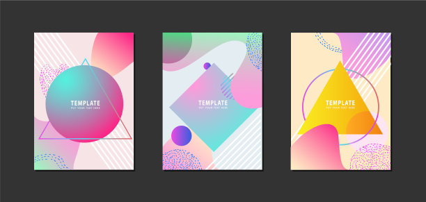 艺术封面或海报设计创意色彩图片下载