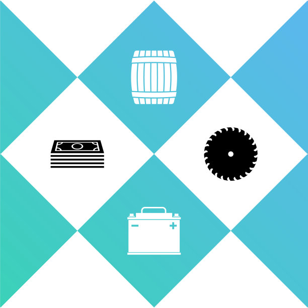 Set stacks纸钱现金汽车电池木制图片下载