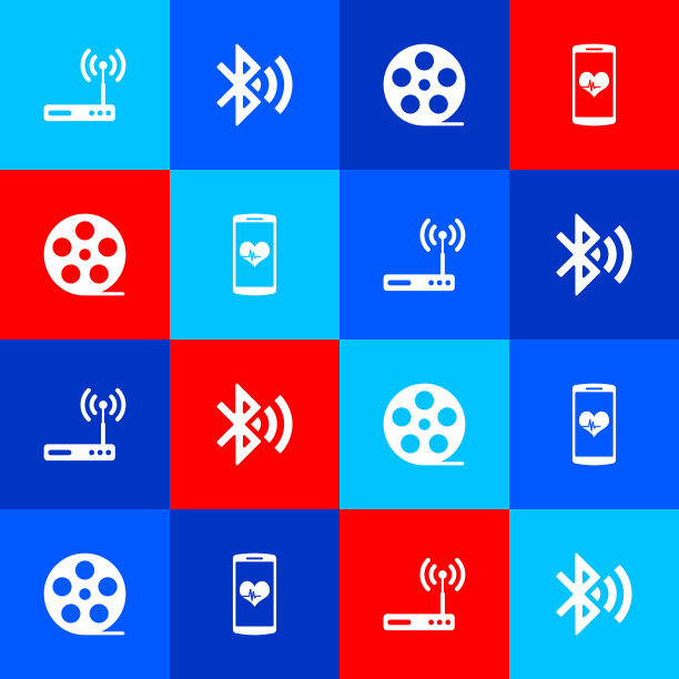 设置路由器和wi-fi蓝牙连接胶片图片下载