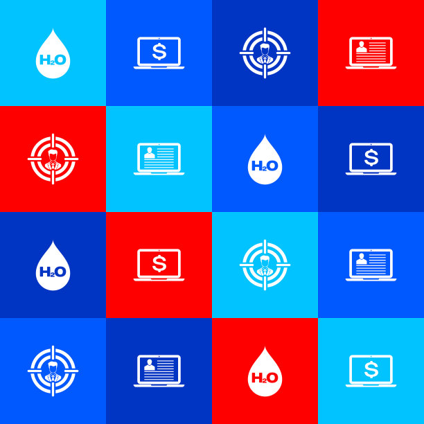 设置水滴与h2o笔记本电脑美元头图片下载