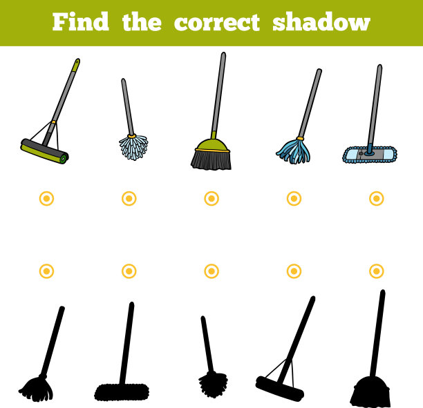 为孩子找到正确的阴影集图片下载