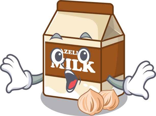 榛子奶吉祥物的设计理念图片下载