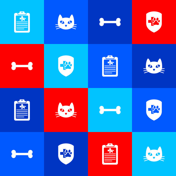 创宠物猫狗骨和动物临床记录图片下载