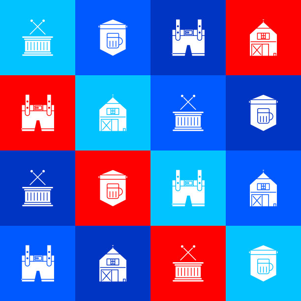 设置音乐鼓和玻璃棒招牌图片下载