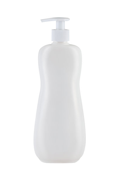 塑料泵瓶的身体保湿隔离白色图片下载