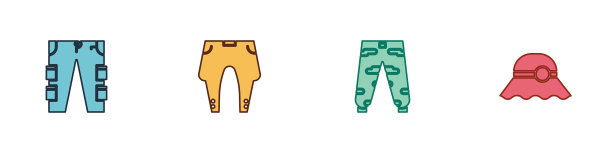 套装工装裤和迷彩工装裤图片下载