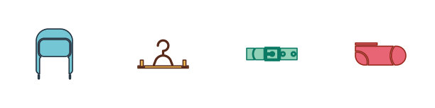 设置冬季帽子与耳瓣衣架衣柜图片下载