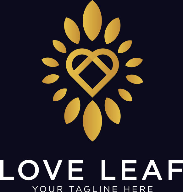 爱叶奢侈品标志设计灵感图片下载