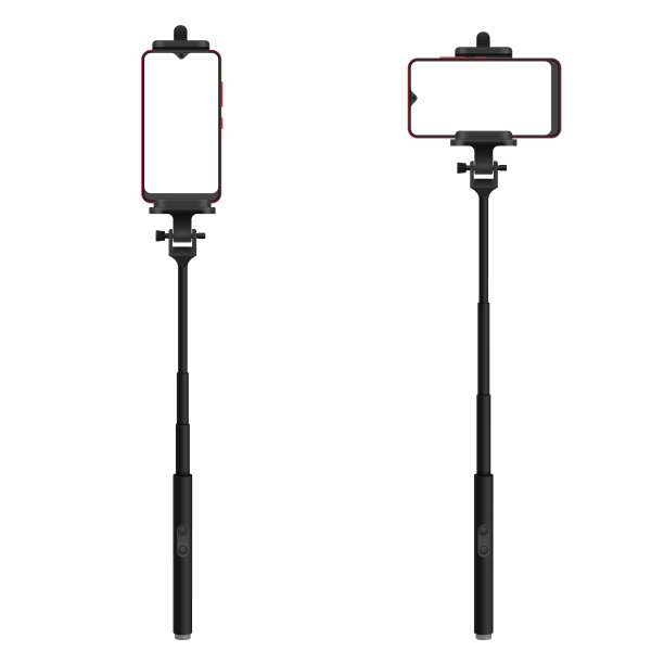 自拍杆逼真设置可调设备图片下载