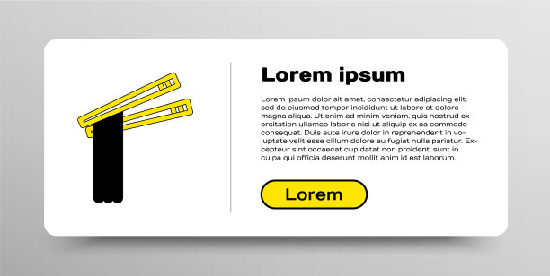 线亚洲面条和筷子图标孤立上图片下载