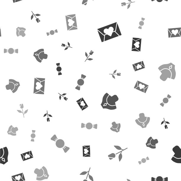 信封里装着情人节心花玫瑰图片下载