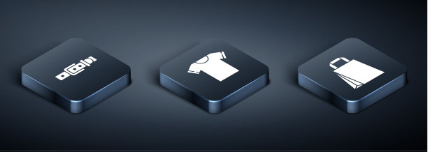 设置等距皮带纸购物袋和图片下载