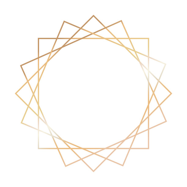 模板贺卡装饰金框架图片下载