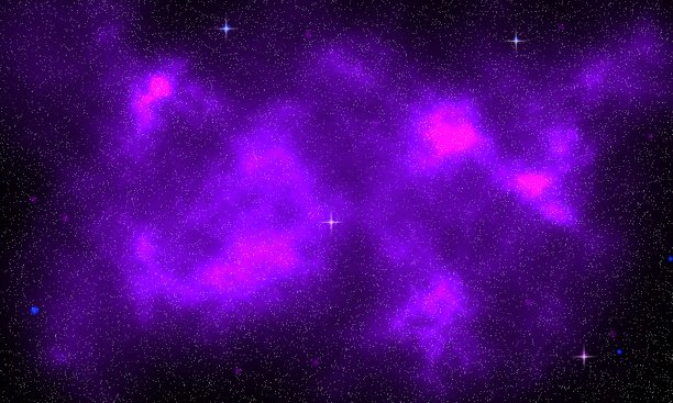 美丽的紫色星云图片下载