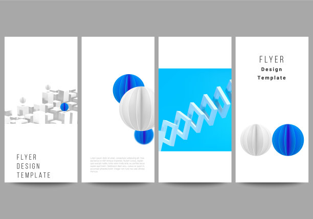 布局传单横幅设计模板图片下载