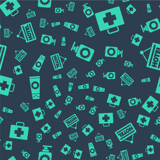 设置防晒喷雾瓶急救箱图片下载