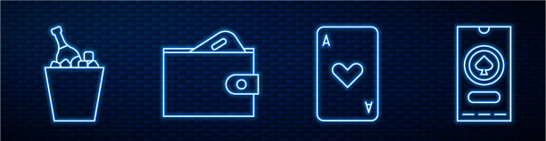 设行扑克牌，用心香槟在一处图片下载