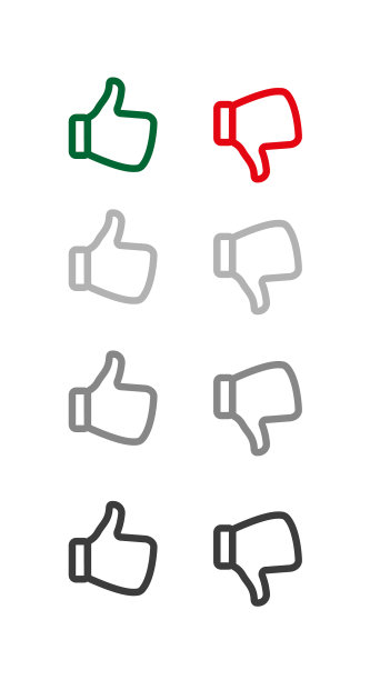 不像白色背景上的图标图片下载