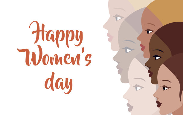 妇女赋权运动，友谊。一个不同种族的群体。国际妇女节。图片下载