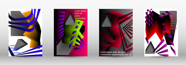 时髦的封面设计图片下载