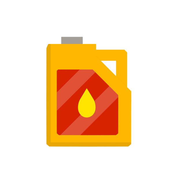 与燃料罐。红色的油箱。平面卡通图标孤立的白色背景。容器与石油。易燃物体图片下载