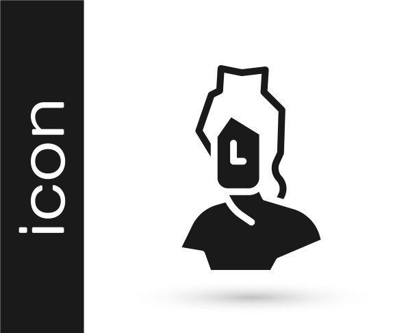 黑色古代半身像雕塑孤立上图片下载