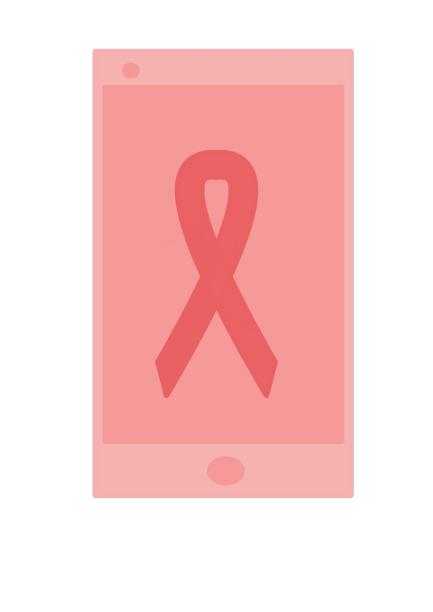 粉红丝带乳腺癌意识。现代风格的标志动画十月的月意识活动。世界提高乳腺癌意识日图片下载