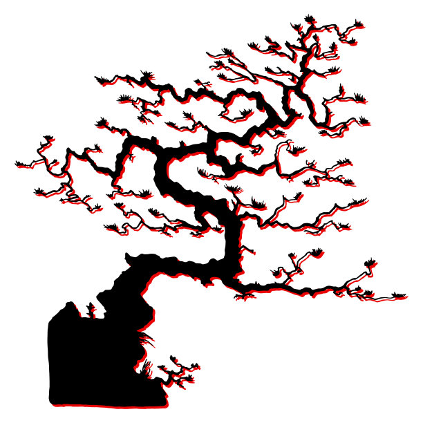 盆景树图标盆景树手绘盆景图片下载