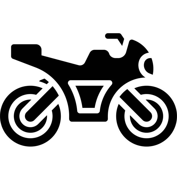 摩托车图标，交通相关矢量图片下载