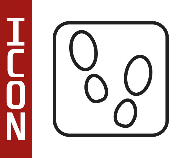 黑线人类脚印鞋图标孤立在白色背景上。鞋鞋底。向量图片下载