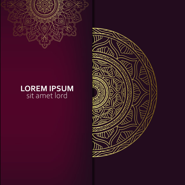 曼陀罗带有花卉装饰图案的曼陀罗图片下载