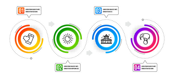 心象球和太阳图标设置马戏团图片下载