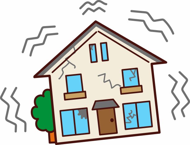 被地震摧毁的房子图片下载