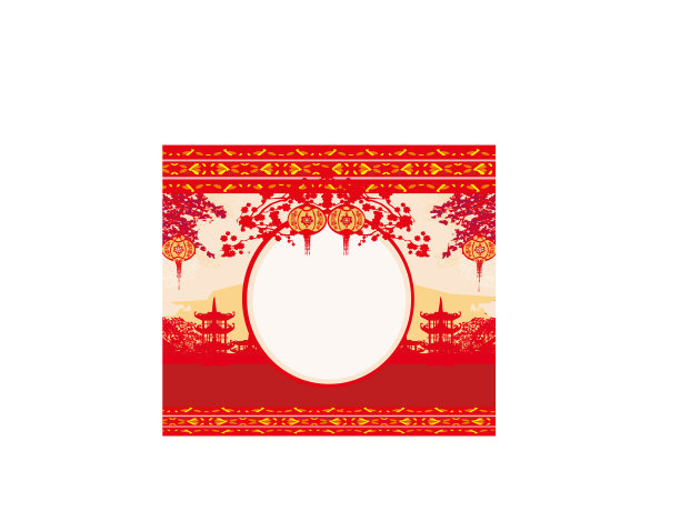 中秋节为中国新年的框架图片下载