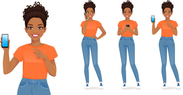 女人的电话图片下载